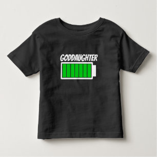Godaughter High Battery Power Energy Humor Kinder Shirts