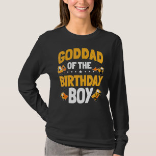 Goddad van de jarige jongen bouwvakker BDA T-shirt