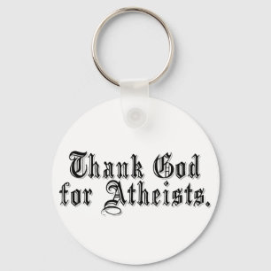 Goddank ben ik een atheïst sleutelhanger