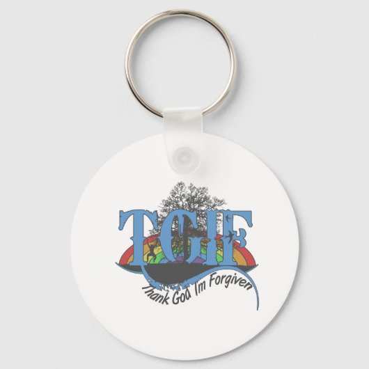 Goddank dat ik vergeven ben TGIF Sleutelhanger (Voorkant)