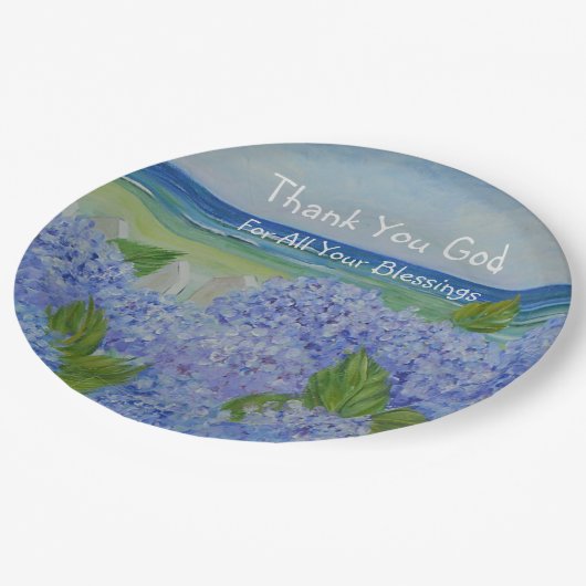 Goddank Seashore Papieren Bordje (Gekanteld)