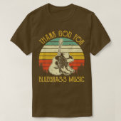 Goddank voor Bluegrass Music Country Southern Wes T-shirt (Design voorkant)