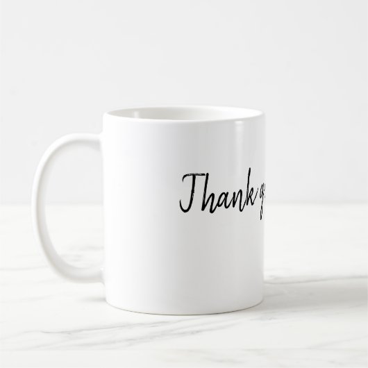 Goddank voor de koffie - Mok (Links)