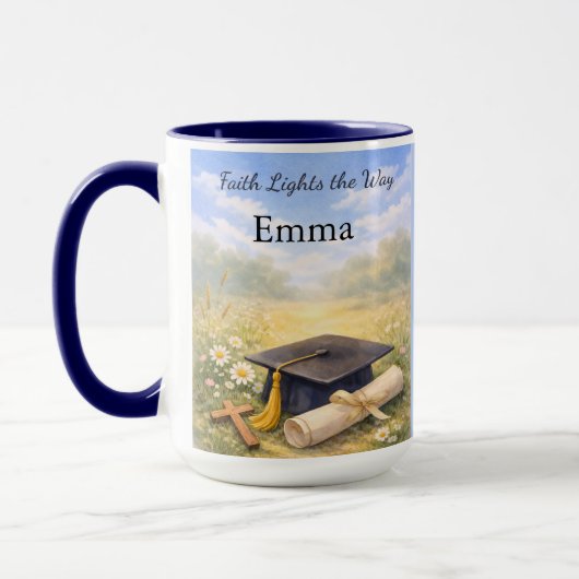 Goddaughter Graduation Personalized Christian Gift Mok (Links)