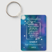 Goddaughter High School Graduation Name Year  Sleutelhanger (Voorkant)