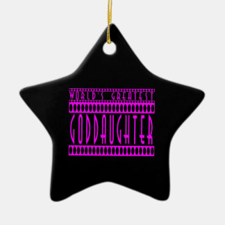 Goddaughters Gifts : De grootste goddochter van de Keramisch Ornament
