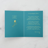 Goddaughters Stardust & Balloon Verjaardag Kaart (Binnen)