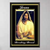 Goddelijk Avondmaal: Brood breken met Jezus Poster (Voorkant)
