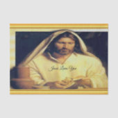 Goddelijk Avondmaal: Brood breken met Jezus Tissuepapier (Voorkant)