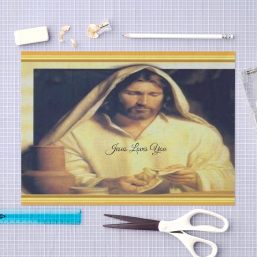 Goddelijk Avondmaal: Brood breken met Jezus Tissuepapier (Craft)