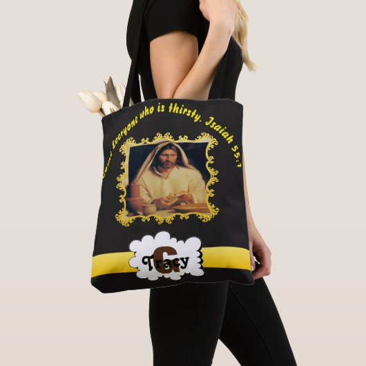 Goddelijk Avondmaal: Brood breken met Jezus Tote Bag (Dichtbij)