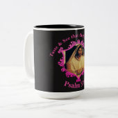 Goddelijk Avondmaal: Brood breken met Jezus Tweekleurige Koffiemok (Voorkant links)