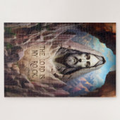 Goddelijk Beeld: De Heer Is Mijn Rots Legpuzzel (Horizontaal)