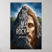 Goddelijk Geloof: De Heer is mijn rots Poster (Voorkant)