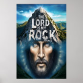 Goddelijk Geloof: De Heer is mijn rots Poster (Voorkant)