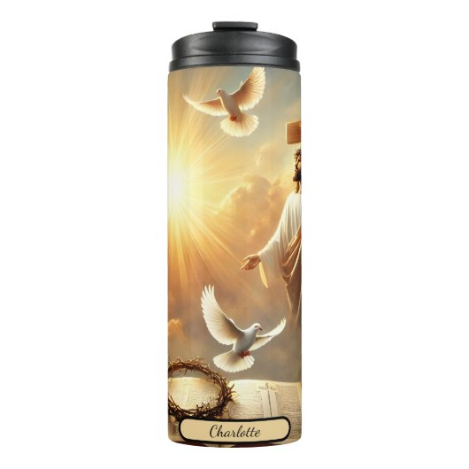 Goddelijk Licht, Heilige Verlossingsscène Thermosbeker (Voorkant)