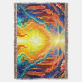Goddelijk Licht Stad Ontwaken Deken (Voorkant Verticaal)