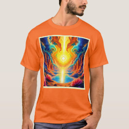 Goddelijk Licht Stad Ontwaken T-shirt