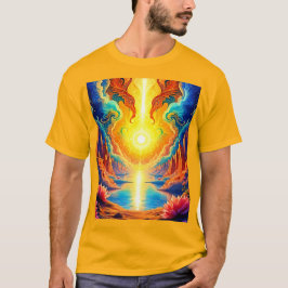 Goddelijk Licht Stad Ontwaken T-shirt