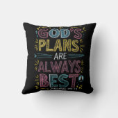 Goddelijk ontwerp: Gods plannen zijn altijd het be Kussen (Achterkant)
