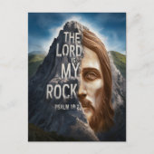 Goddelijk portret: De Heer is mijn rots Briefkaart (Voorkant)