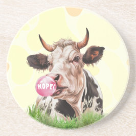 Goddelijk Rund Maak Uw Eigen Aangepaste Zandsteen Onderzetter