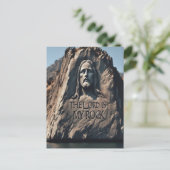 Goddelijk standbeeld: De Heer is mijn rots Briefkaart (Staand voorkant)
