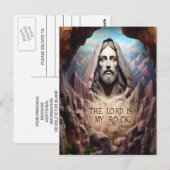 Goddelijk standbeeld: De Heer is mijn rots Briefkaart (Voorkant / Achterkant)