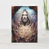 Goddelijk standbeeld: De Heer is mijn rots Kaart (Voorkant)