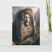 Goddelijk standbeeld: De Heer is mijn rots Kaart (Voorkant)