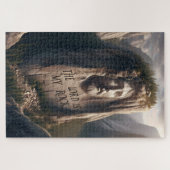 Goddelijk standbeeld: De Heer is mijn rots Legpuzzel (Horizontaal)