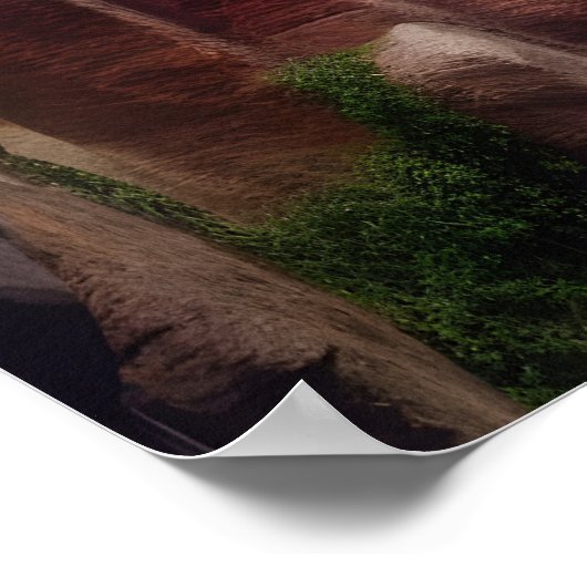 Goddelijk standbeeld: De Heer is mijn rots Poster (Hoek)