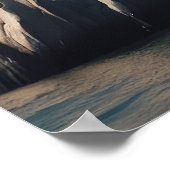 Goddelijk standbeeld: De Heer is mijn rots Poster (Hoek)