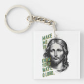 Goddelijk verzoek: Laat me uw wegen kennen, o Heer Sleutelhanger (Voorkant)