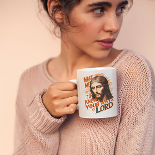 Goddelijk verzoek: Maak mij uw wegen bekend, Heer Koffiemok
