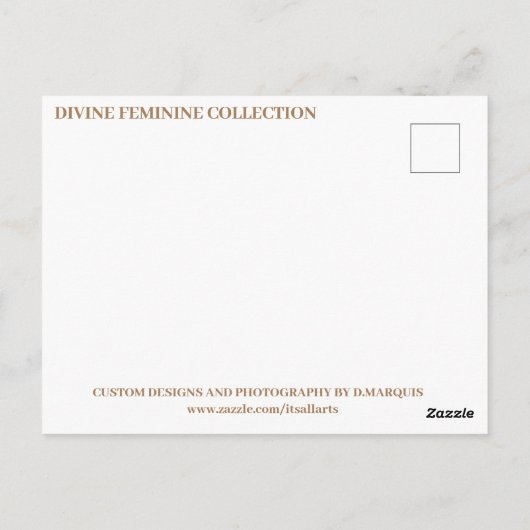 GODDELIJK VROUWELIJK #5 BRIEFKAART (Achterkant)