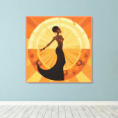 GODDELIJK VROUWELIJK #5 CANVAS AFDRUK (Insitu (Houten vloer))