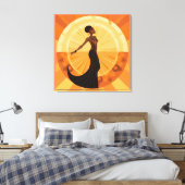 GODDELIJK VROUWELIJK #5 CANVAS AFDRUK (Insitu (Slaapkamer))