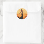 GODDELIJK VROUWELIJK #5 RONDE STICKER (Tas)