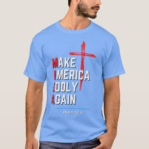Goddelijk weer MAGA met Cross familie T-shirt