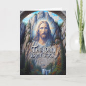 Goddelijke aanwezigheid tussen de bergen kaart (Voorkant)