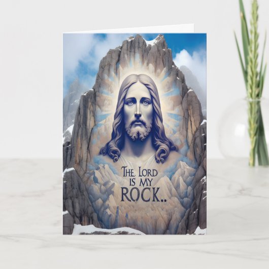 Goddelijke aanwezigheid tussen de bergen kaart (Voorkant)