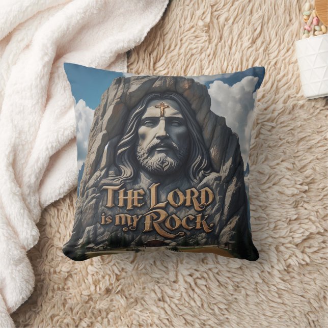 Goddelijke aanwezigheid tussen de bergen kussen (Deken)