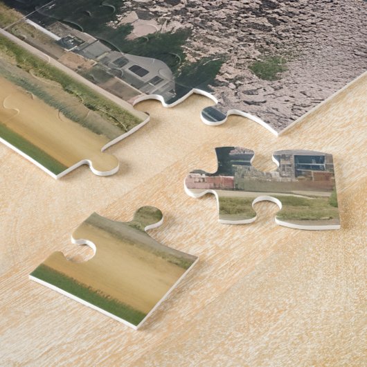 Goddelijke aanwezigheid tussen de bergen legpuzzel (Zijkant)