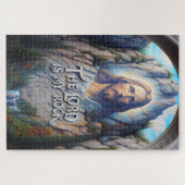 Goddelijke aanwezigheid tussen de bergen legpuzzel (Horizontaal)