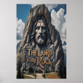 Goddelijke aanwezigheid tussen de bergen poster (Voorkant)