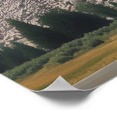 Goddelijke aanwezigheid tussen de bergen poster (Hoek)