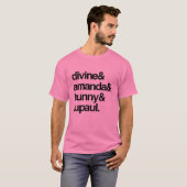 Goddelijke Amanda Bunny en Ru T-shirt (Voorkant volledig)