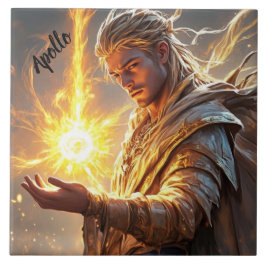 Goddelijke Apollo God van Zon en Licht Altaar Tegeltje