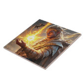 Goddelijke Apollo God van Zon en Licht Altaar Tegeltje (Zijkant)